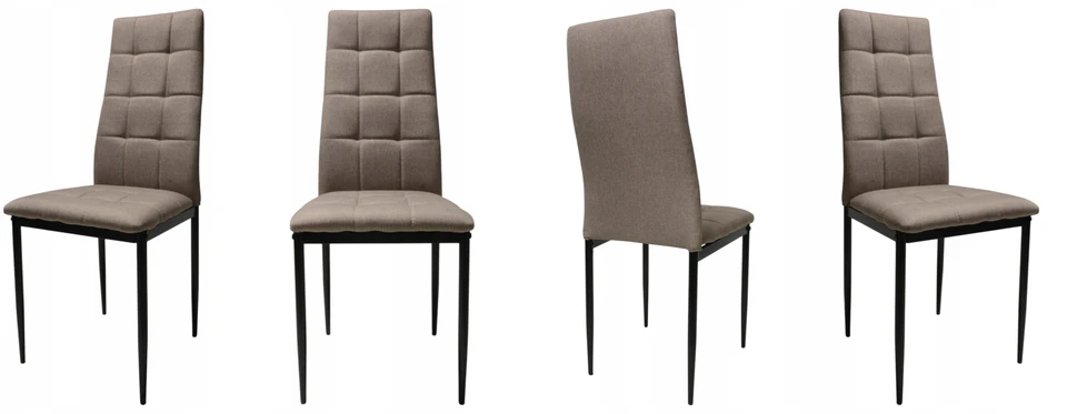 Dankor Design Solden KĖDĖ, apmušta, kava su pienu, dygsniuota, virtuvinė HIT