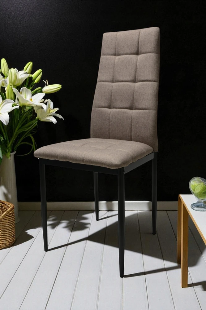 Dankor Design Solden KĖDĖ, apmušta, kava su pienu, dygsniuota, virtuvinė HIT