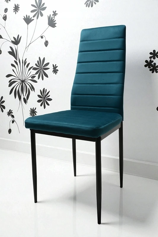 Dankor Design Veliūrinė kėdė, jūros žalia, elegancija ir komfortas, spalvinga, moderni virtuvė