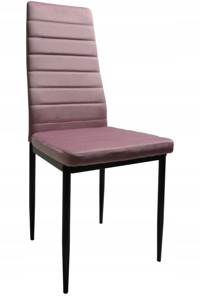 Dankor Design Veliūrinė kėdė Pudra rožinė Elegancija ir komfortas HIT glamūrinis palėpės modernumas