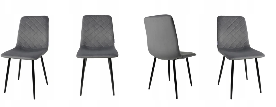 Dankor Design Vita kėdė, pilkas aksomas