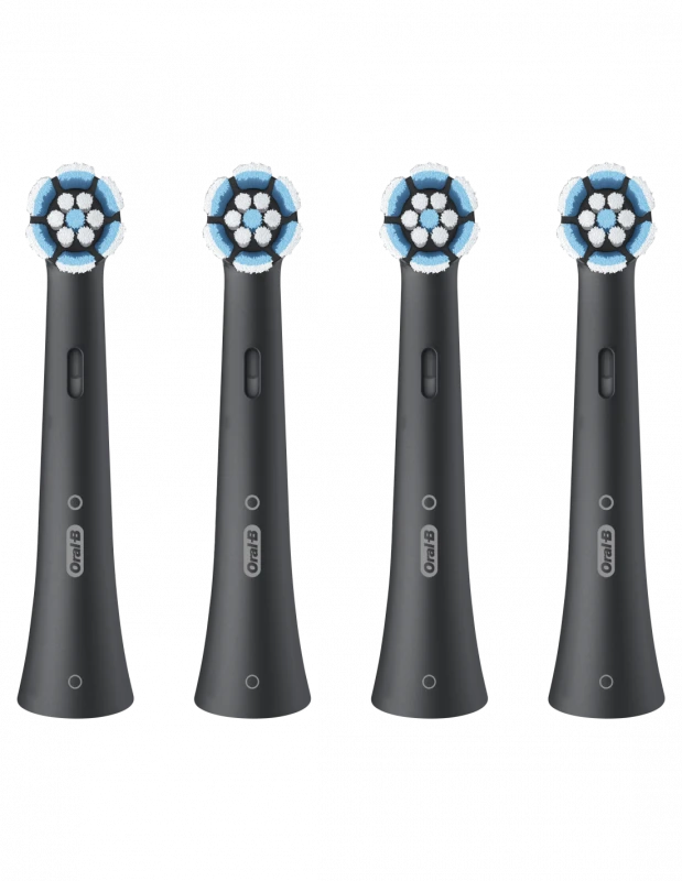 Braun SB-4 Oral-B iO Gentle Care Juodas keičiamos dantų šepetėlio galvutės 4 vnt.