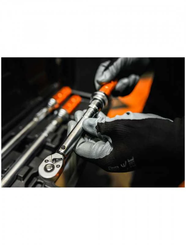 Darbinės pirštinės NEO TOOLS, aplietos nitrilu, 8 dydis