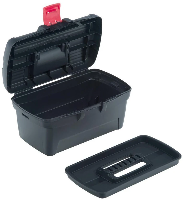 Darbo įrankių dėžė CURVER Herobox, 39,6 x 23,1 x 22,1 cm, komplekte papildoma dėžė