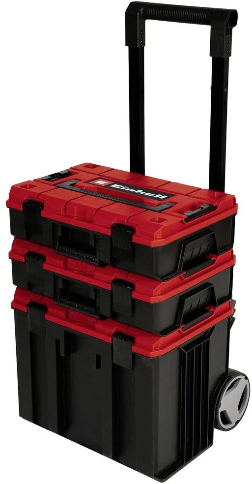 Darbo įrankių dėžė su ratukais EINHELL E-Case L, 44,4 x 40,6 x 35,5 cm