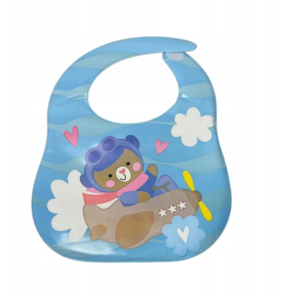 Dartomik 3 pakuotės CLEARANCE BIBS berniukui su VELCRO POCKET, dizainas be BPA