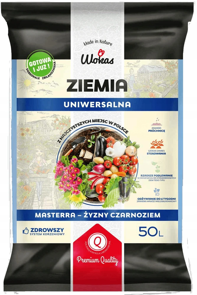 Daržovių dirvožemio substratas daržovėms ir žolelėms 50 l