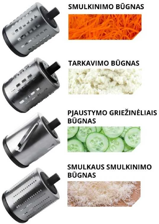 Elektrinė daržovių pjaustyklė Zyle, ZY750SR