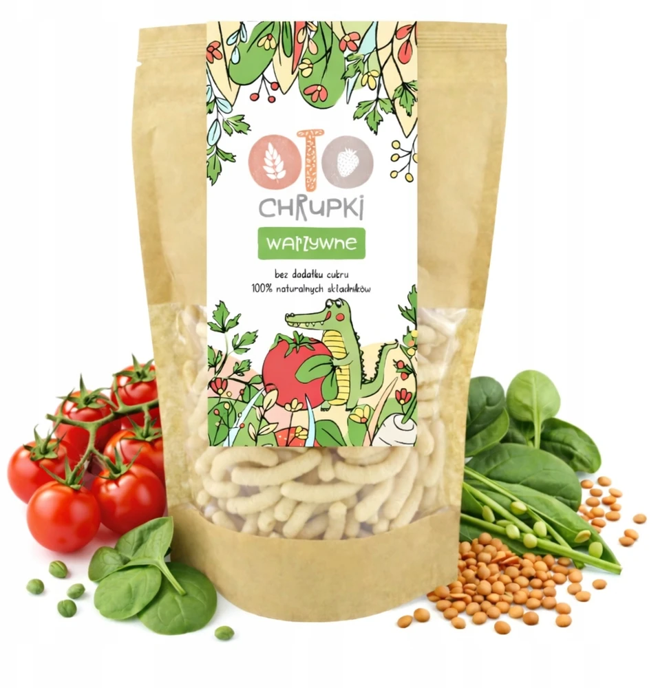 Daržovių traškučiai vaikams be cukraus Healthy Snack Otolandia 3x25g