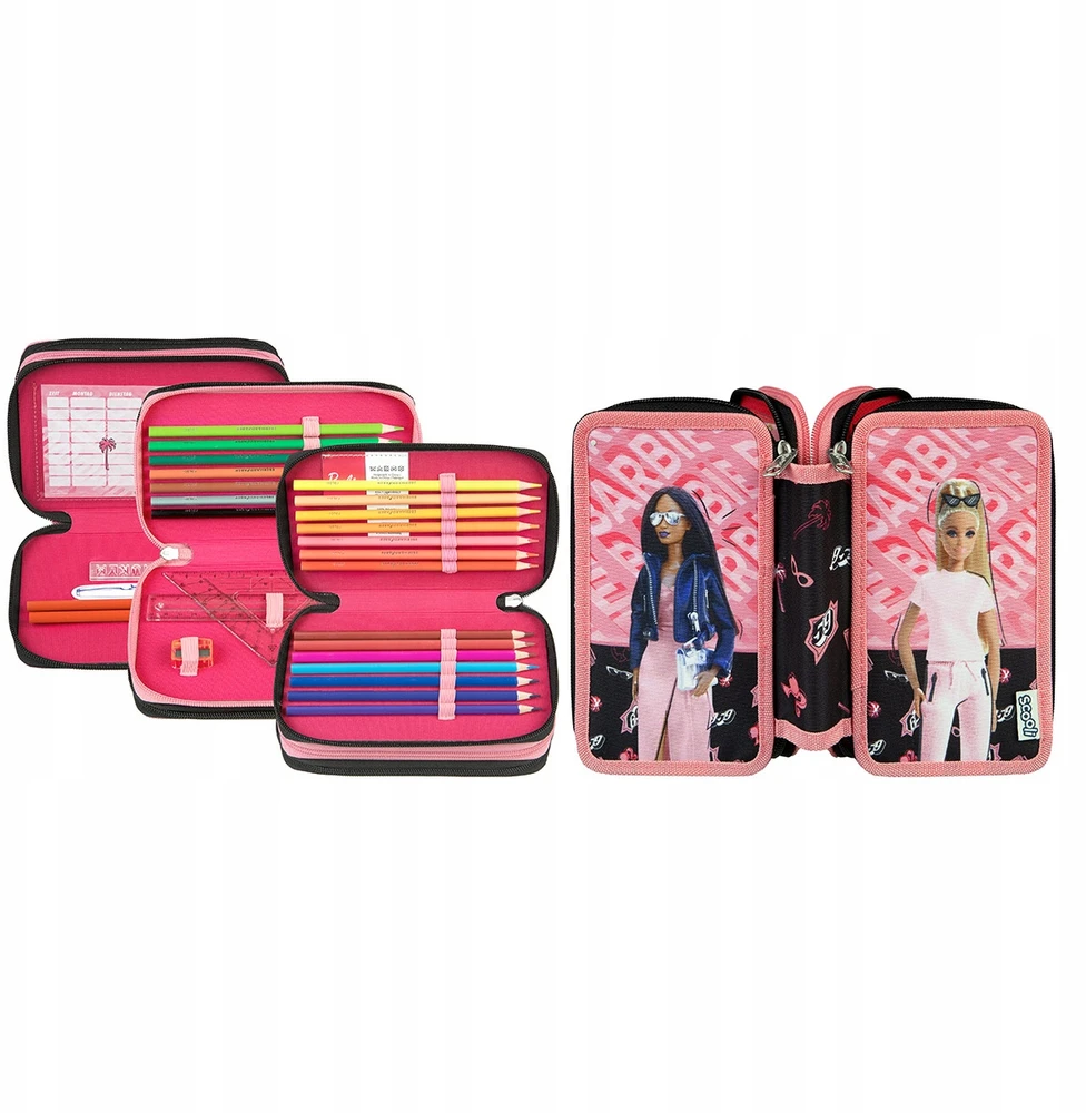 Daugiafunkcinis "barbie" "undercover" "triple" "pencil Case" su "equipment"