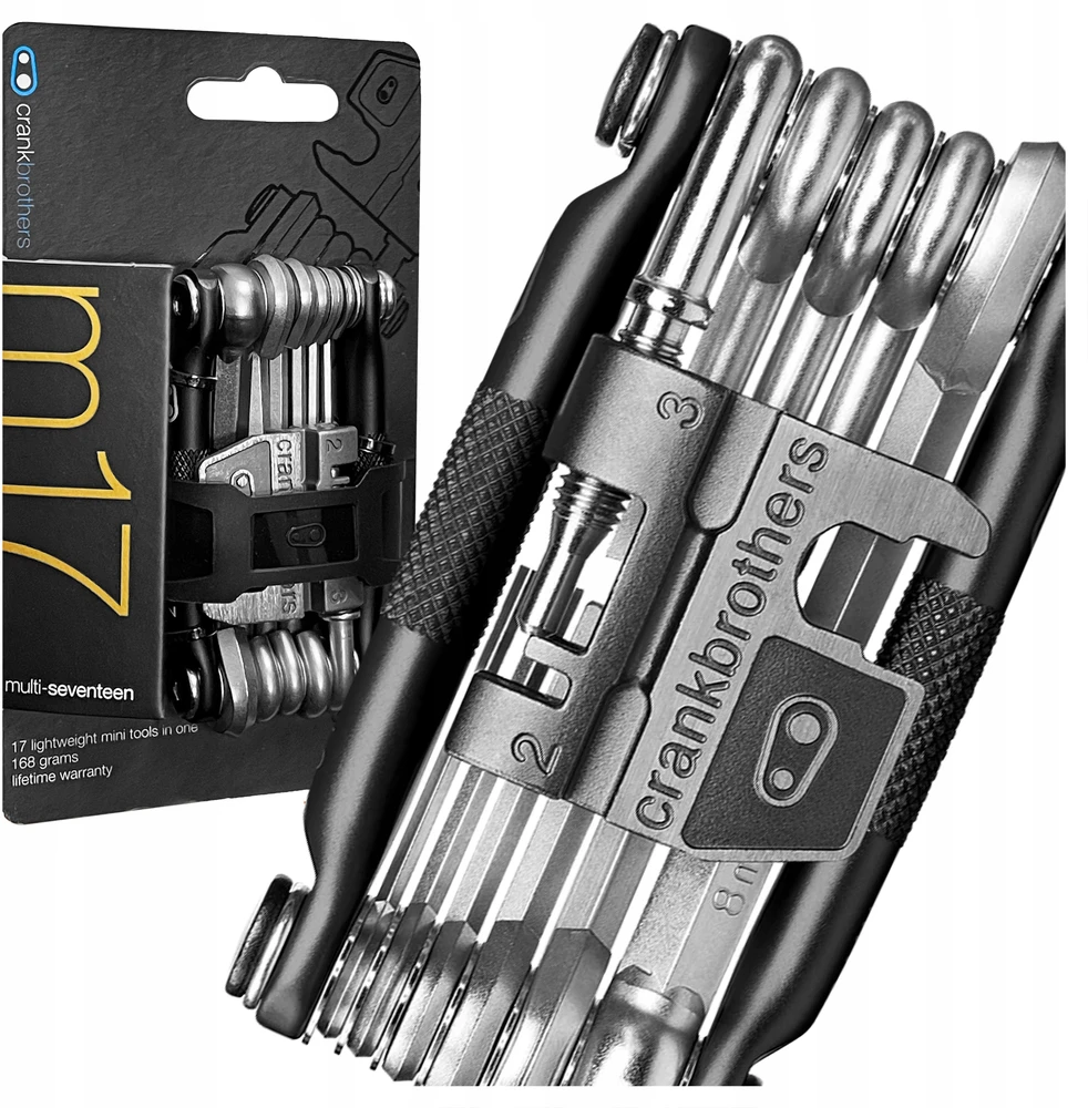 Mini įrankių rinkinys Crankbrothers Multi 17 juodas