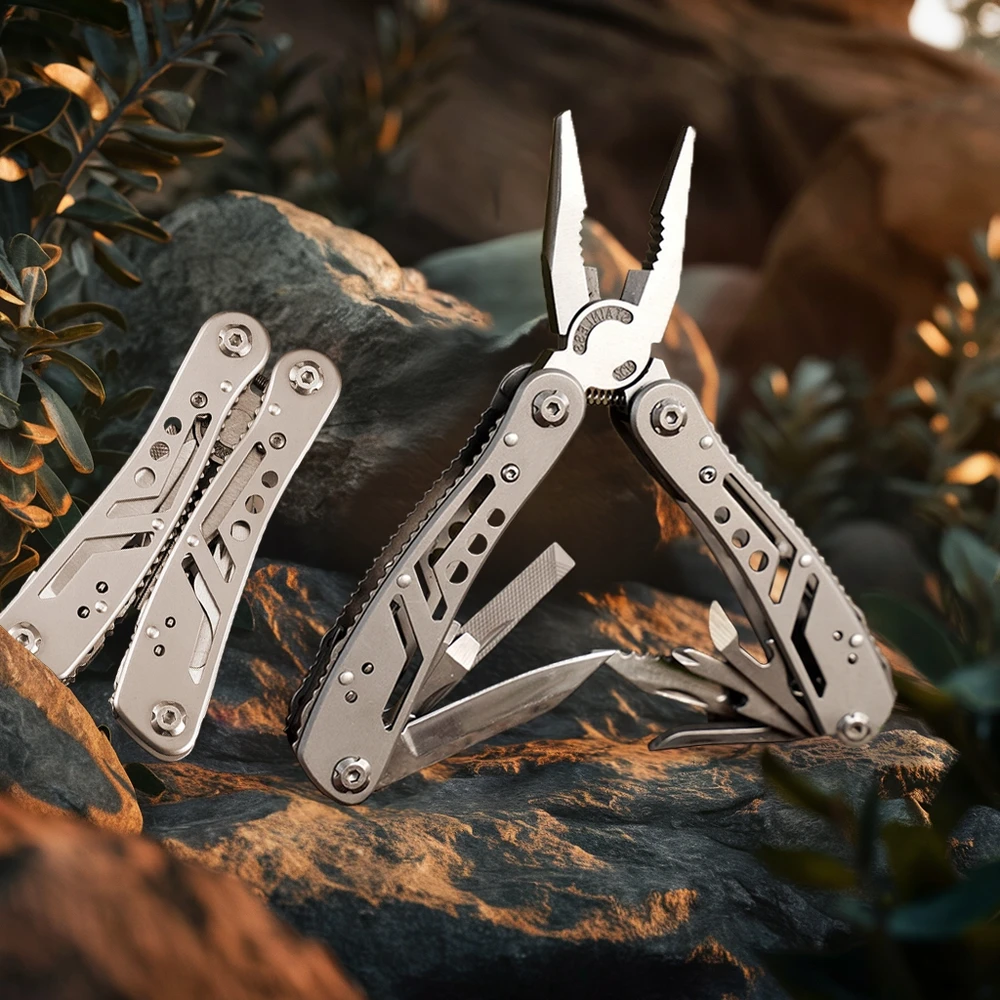 Daugiafunkcinis įrankis Multitool Juodas Ant 13 funkcijų Dominator Urban Combat, juodas