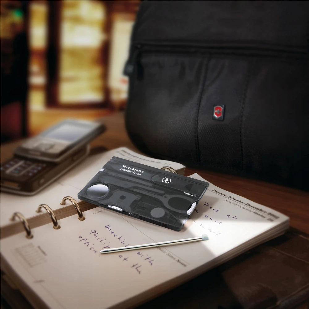 Daugiafunkcinis įrankis Victorinox SwissCard Lite 0.7333.T3, juodas
