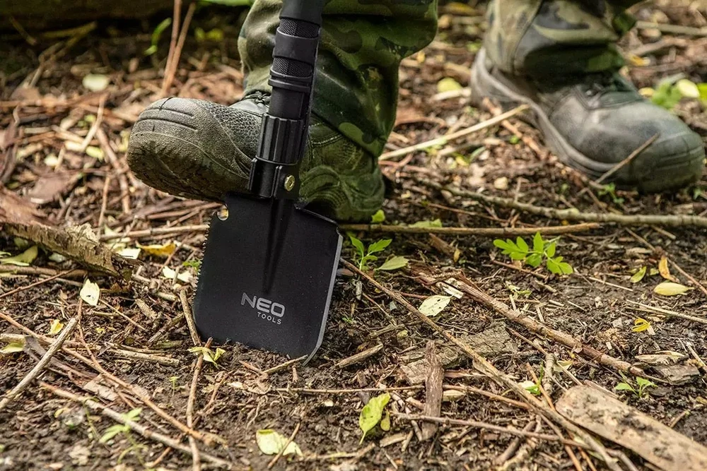 Neo Tools Wielofunkcyjna Daugiafunkcis 8 viename išgyvenimo kastuvas
