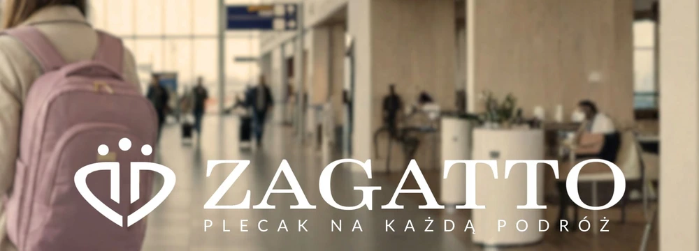 Daugiafunkcinis moteriškas kelioninis kuprinė 40x30x20 ZAGATTO oro linijoms