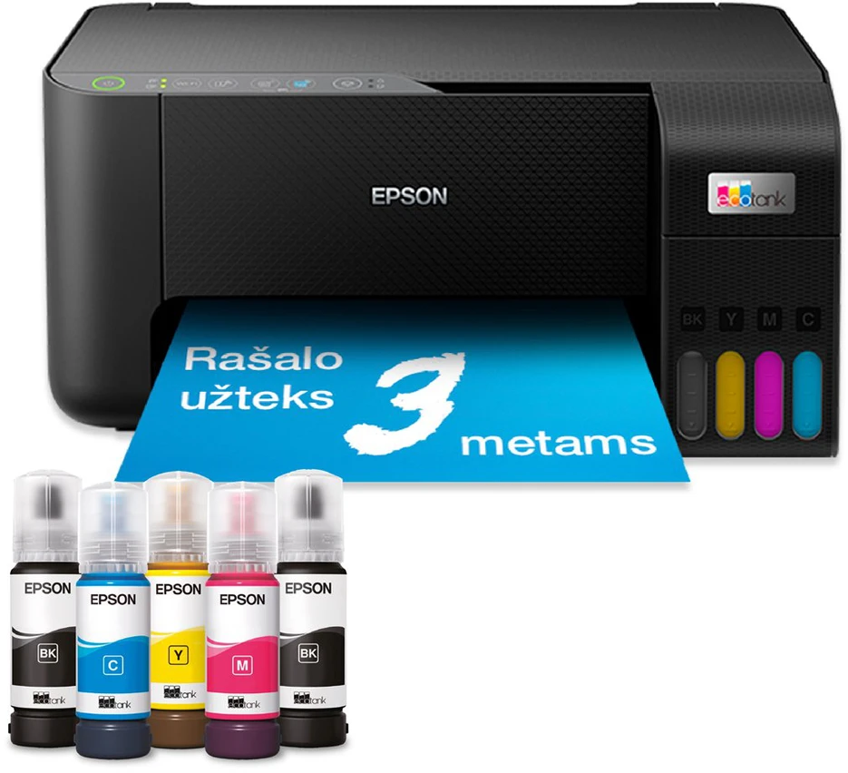 Spausdintuvas Epson EcoTank L3250, Akcija/Cashback 50 eur.