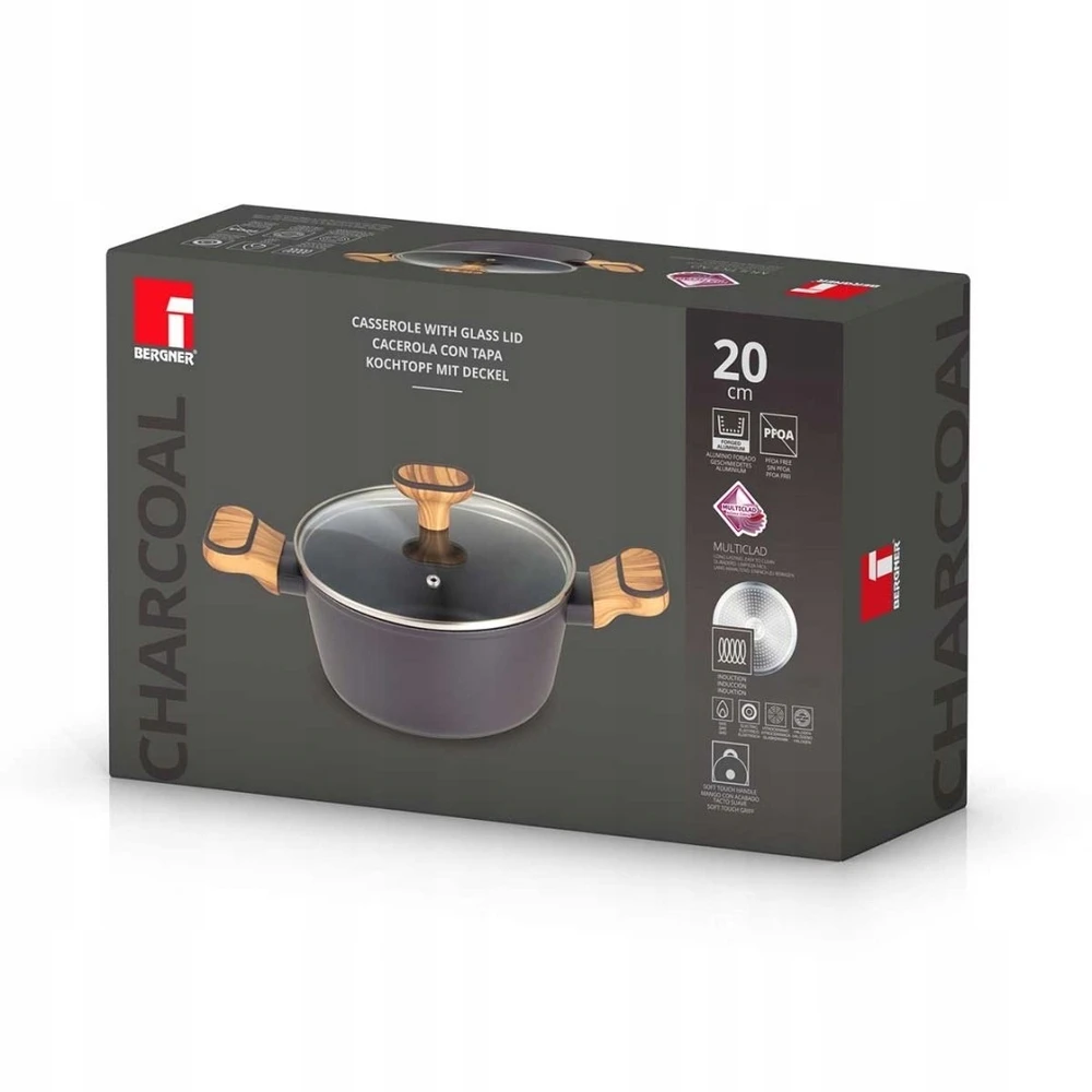 DAUGIAPLOKINIS VAUDONAS 20cm SU DANGTELIU BERGNER BG-56036 MĖLYNAS
