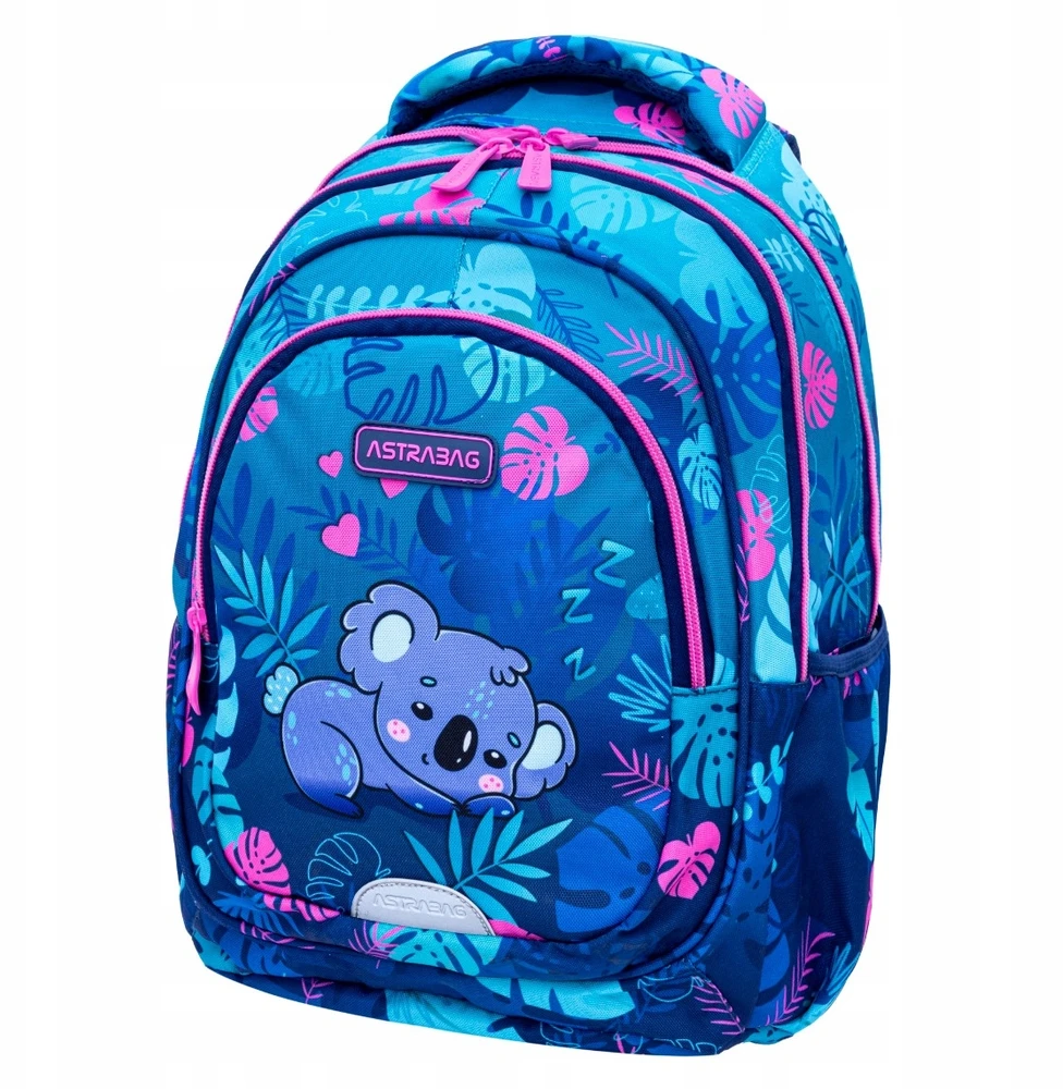 Daugiaskyrė mokyklinė kuprinė AstraBag Sweet Koala AB330, 20 l (A4)