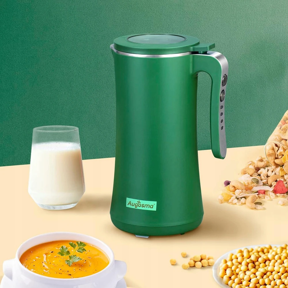 DAUGIFUNKCINIS SOJŲ PIENO MIŠYKLĖLIS, VEGANAS, SRIUBAI, VANDENUI, ŽALIAI