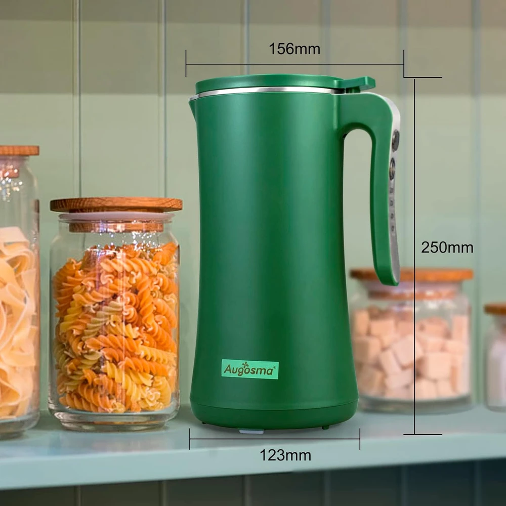 DAUGIFUNKCINIS SOJŲ PIENO MIŠYKLĖLIS, VEGANAS, SRIUBAI, VANDENUI, ŽALIAI