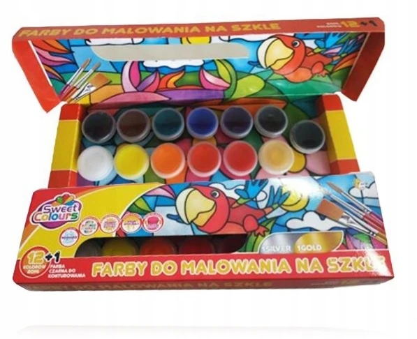 Beniamin Dažai stiklui Sweet Colours, 13 vnt. x 20 ml