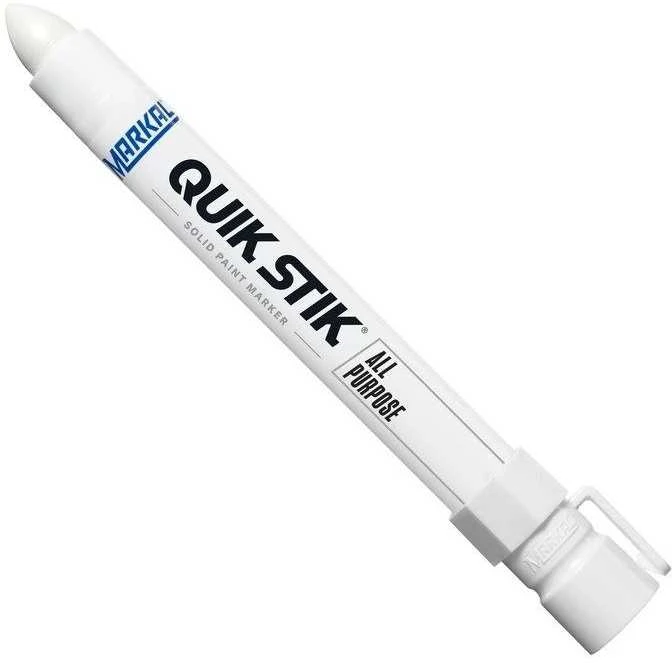 Dažų lazdelė Markal Quik Stik Paintstik BALTA 17 mm