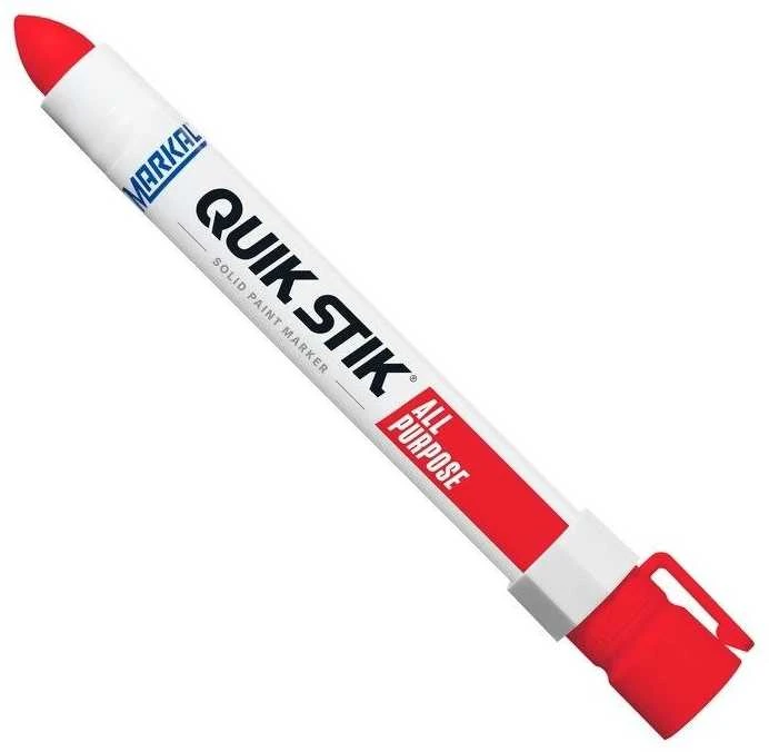 Stanley Dažų lazdelė Markal Quik Stik Paintstik RAUDONA 17 mm