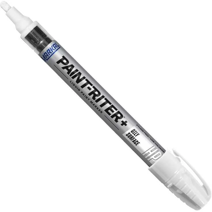 Grąžtas Dažų markeris Markal Pro-Line HP Baltas 3mm tepaluotiems paviršiams