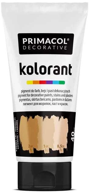 Dažų pigmentas PRIMACOL COLORANT 4, karamelės sp., 40 ml