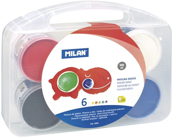 Dažų rinkinys piešti pirštais Milan 5906