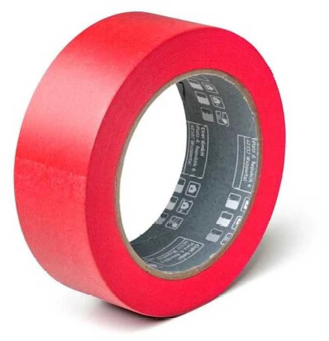 Raudona dažymo juosta, laukui ir vidui, lygiems paviršiams (120d.UV), 38mm x 50m, Color Expert, 96073999