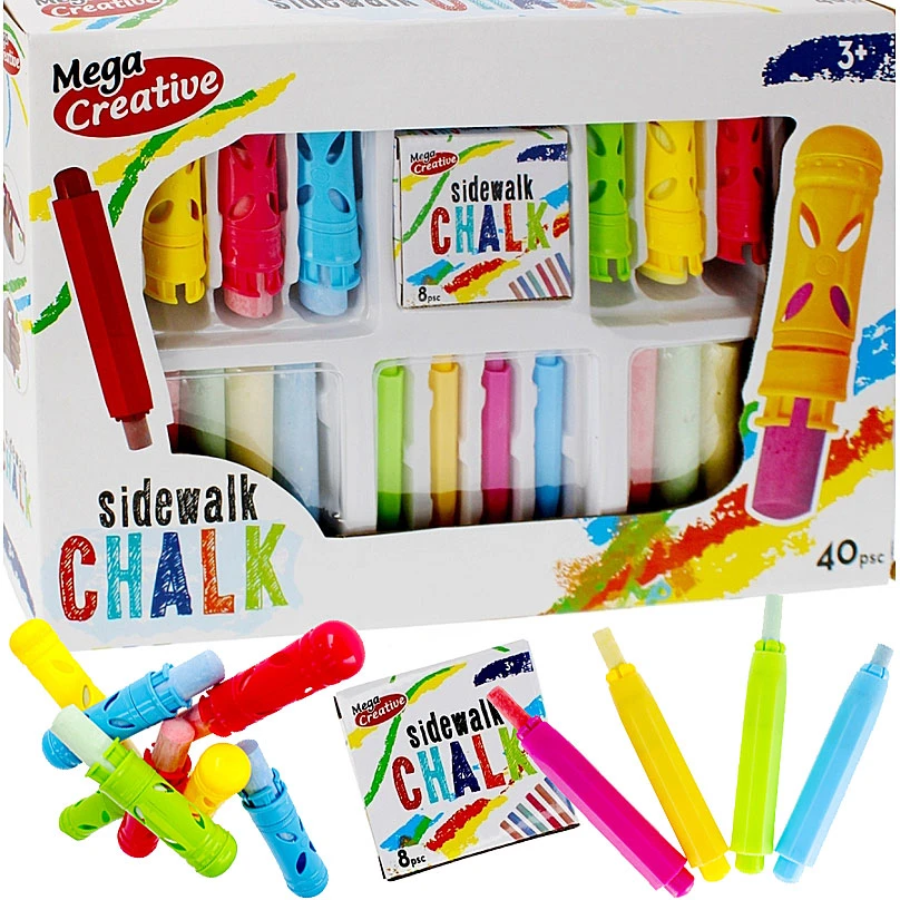 Dažymo kreida ir priedai - "Mega Creative