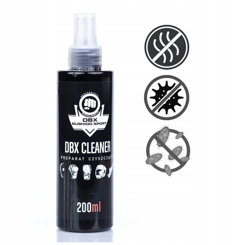 Dbx Bushido Sporto įrangos valiklis ir gaiviklis | DBX Cleaner (200 ml)
