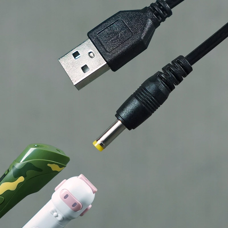 DC 1,7/4,0 mm USB įkroviklio maitinimo laidas, skirtas 100 cm 3D rašiklio rašikliui