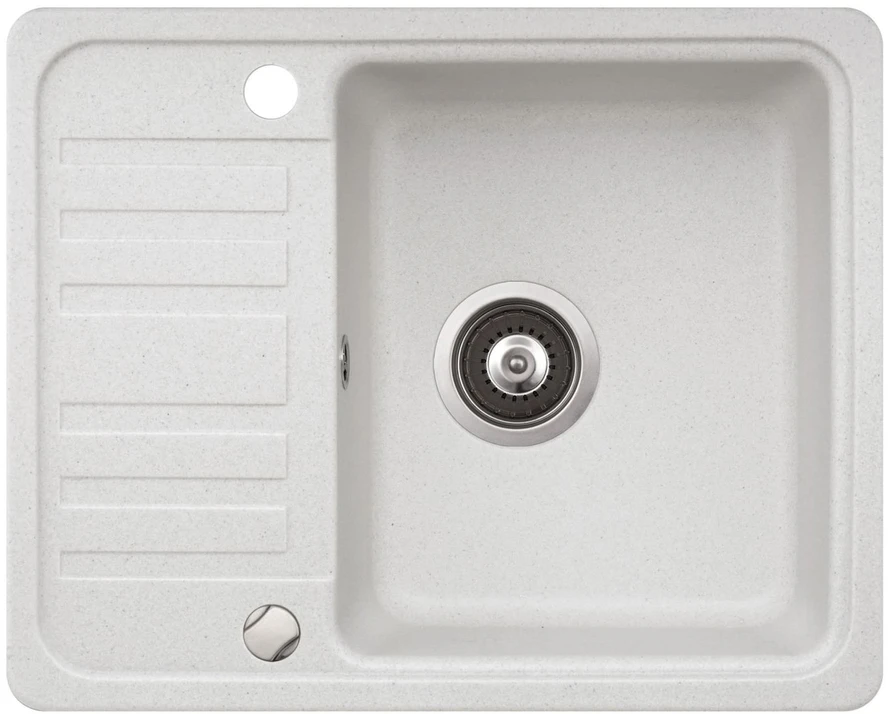 Deante granitinė virtuvinė plautuvė Deante Evora ZQJ A11A, Alabaster