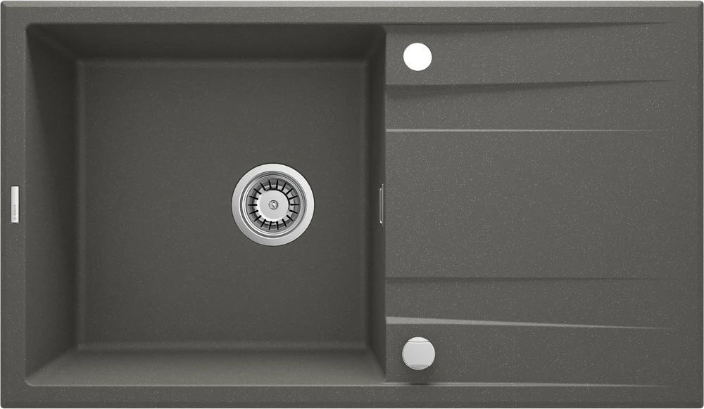 Deante granitinė virtuvinė plautuvė Deante Andante Flush, ZQN_T11F, Anthracite