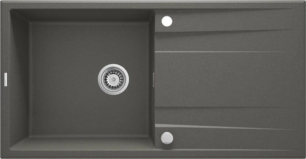 Deante granitinė virtuvinė plautuvė Deante Andante ZQN 2513, Graphite