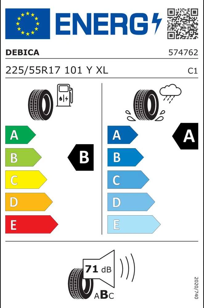 Debica 225/55R17 PRESTO UHP 2 101Y XL FP