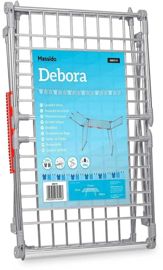Massido Debora ištraukiama pastatoma skalbinių džiovyklė, nerūdijančio plieno, 19 m