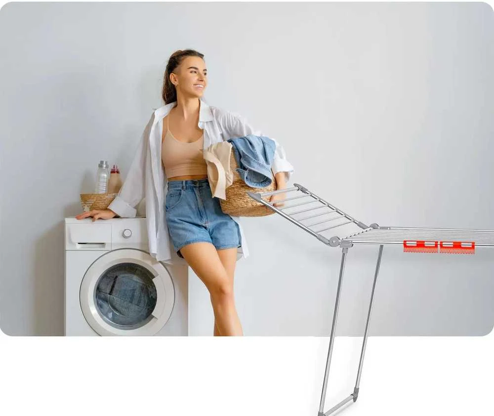 Massido Debora ištraukiama pastatoma skalbinių džiovyklė, nerūdijančio plieno, 19 m