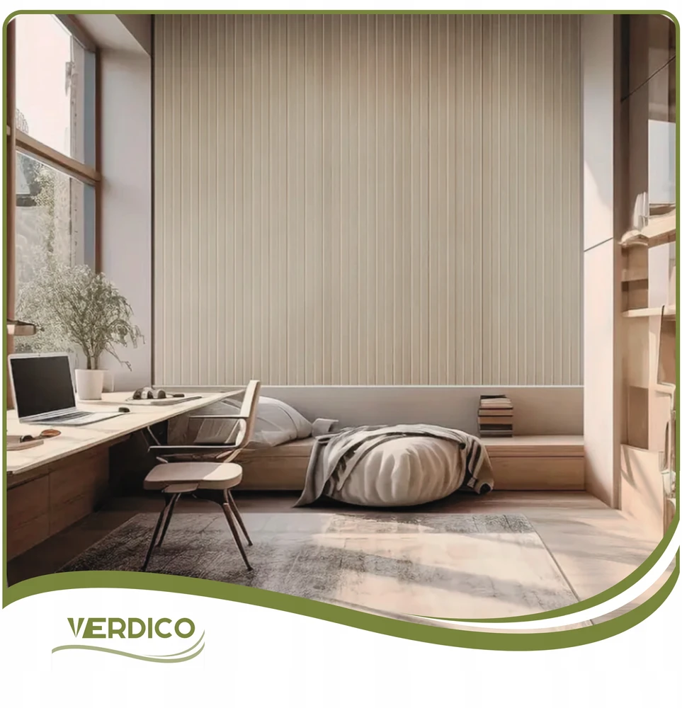 Deccart TABLICA FILCOWA LAMELE na plan lekcji 60x120cm filc Jasny BEŻ 03 + PINEZKI