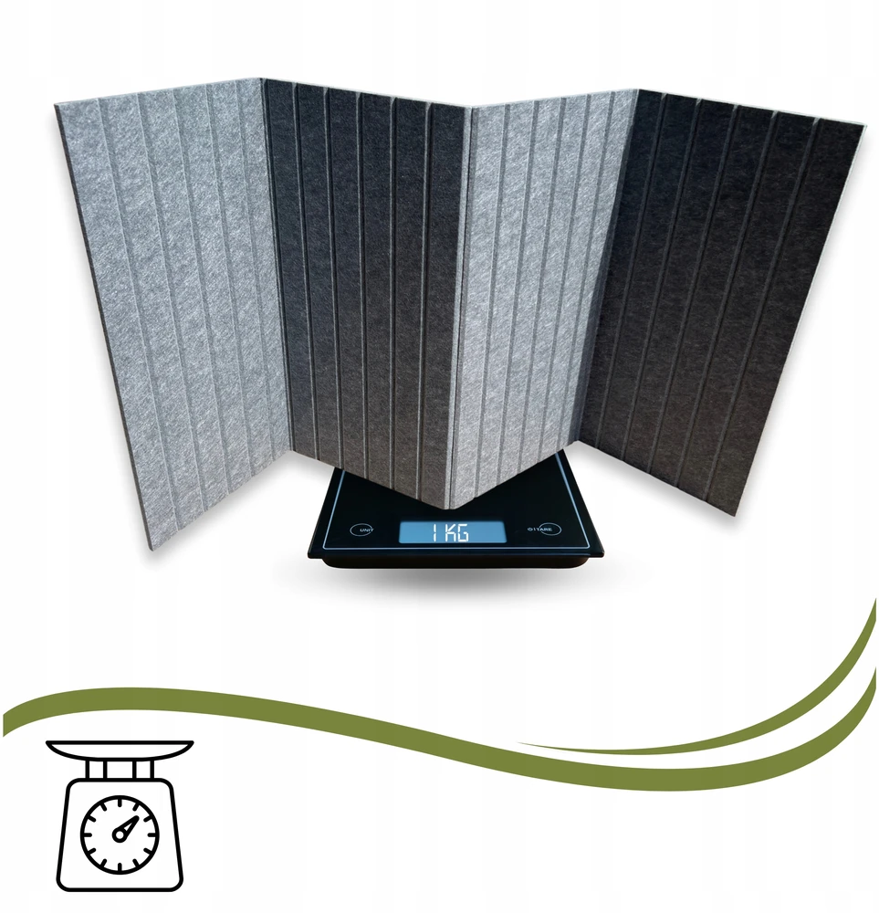 Deccart TABLICA FILCOWA LAMELE na plan lekcji 60x120cm filc Pilka 38 + PINEZKI