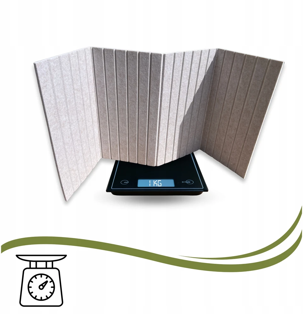 Deccart TABLICA FILCOWA LAMELE na plan lekcji 60x120cm filc Jasny BEŻ 03 + PINEZKI