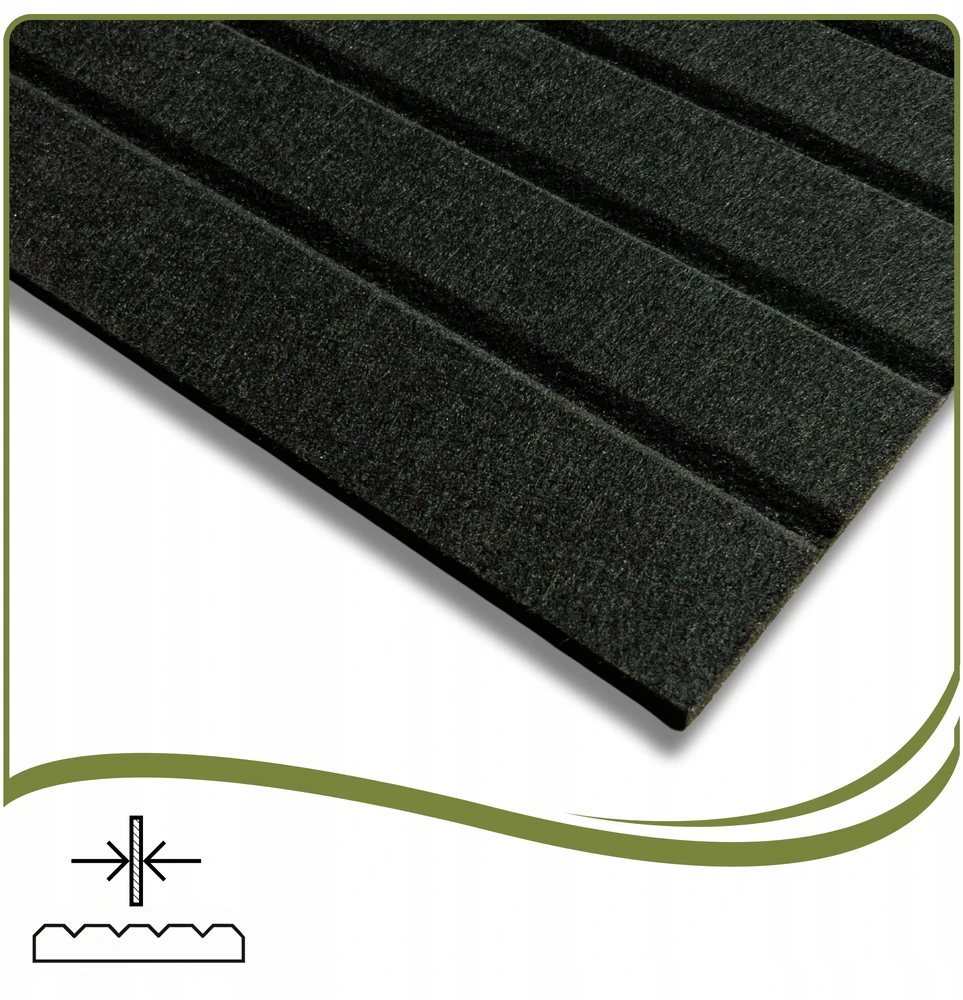 Deccart VELTININĖS LENTELĖS JUOSTOS 60x120cm Juodas 08 + PINS UŽRAŠTIMS