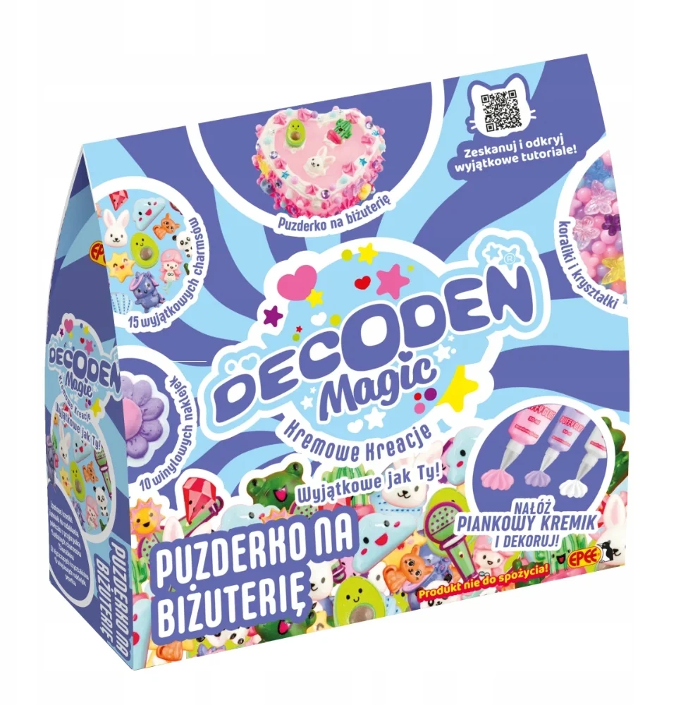 Epee Rinkinys Klasikinė „Decoden Magic“ kūrybinio rinkinio papuošalų dėžutė