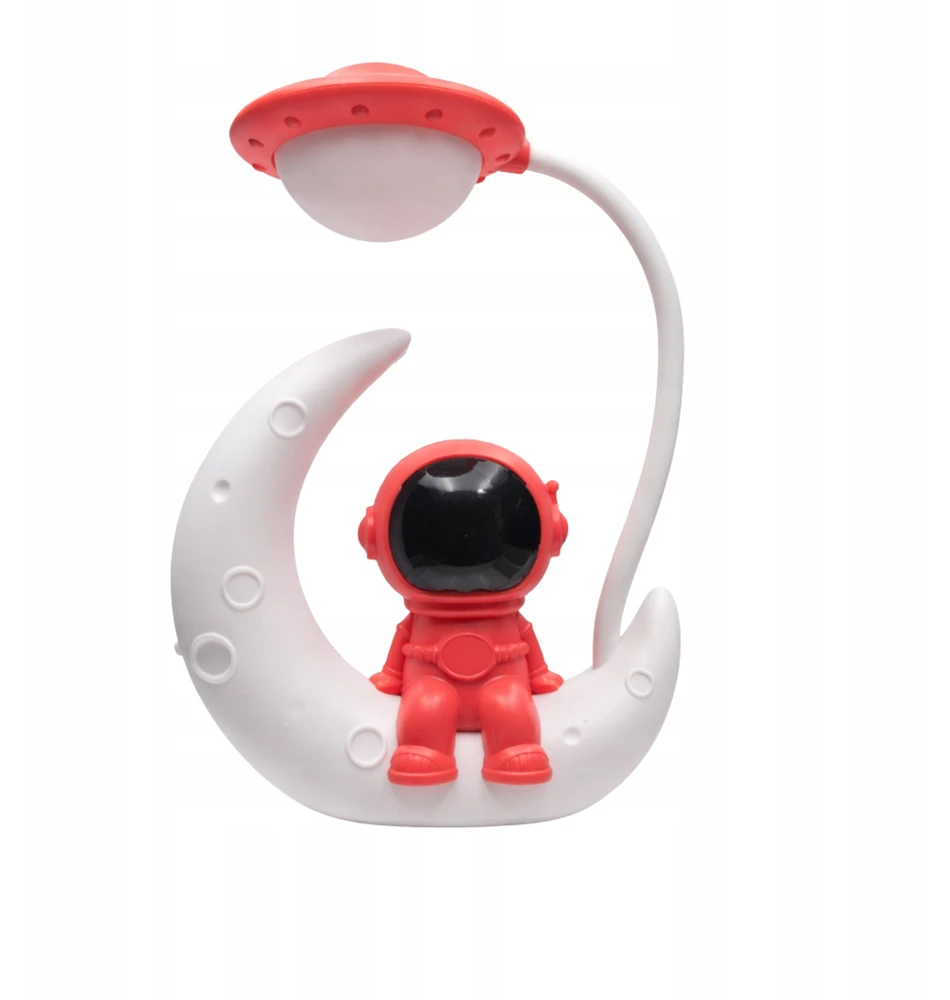 Decortrend Astronaut LED naktinė lempa vaikams kambariui ant rašomojo stalo, USB NAKTIS