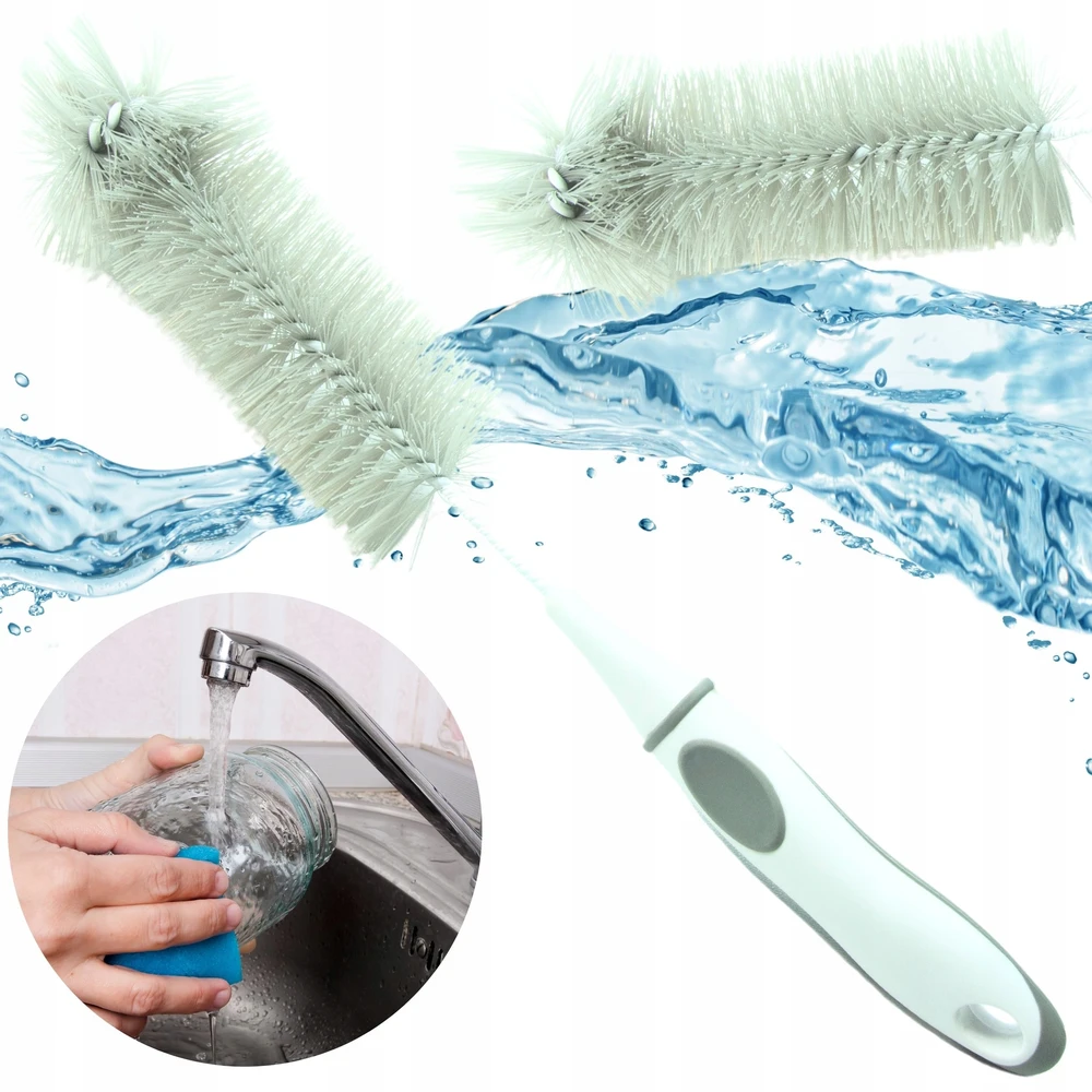 Decortrend ILGAS šepetėlis BUTELIŲ, STIKLINIŲ, Termosų plovimui, Galingas valymas, 31 cm