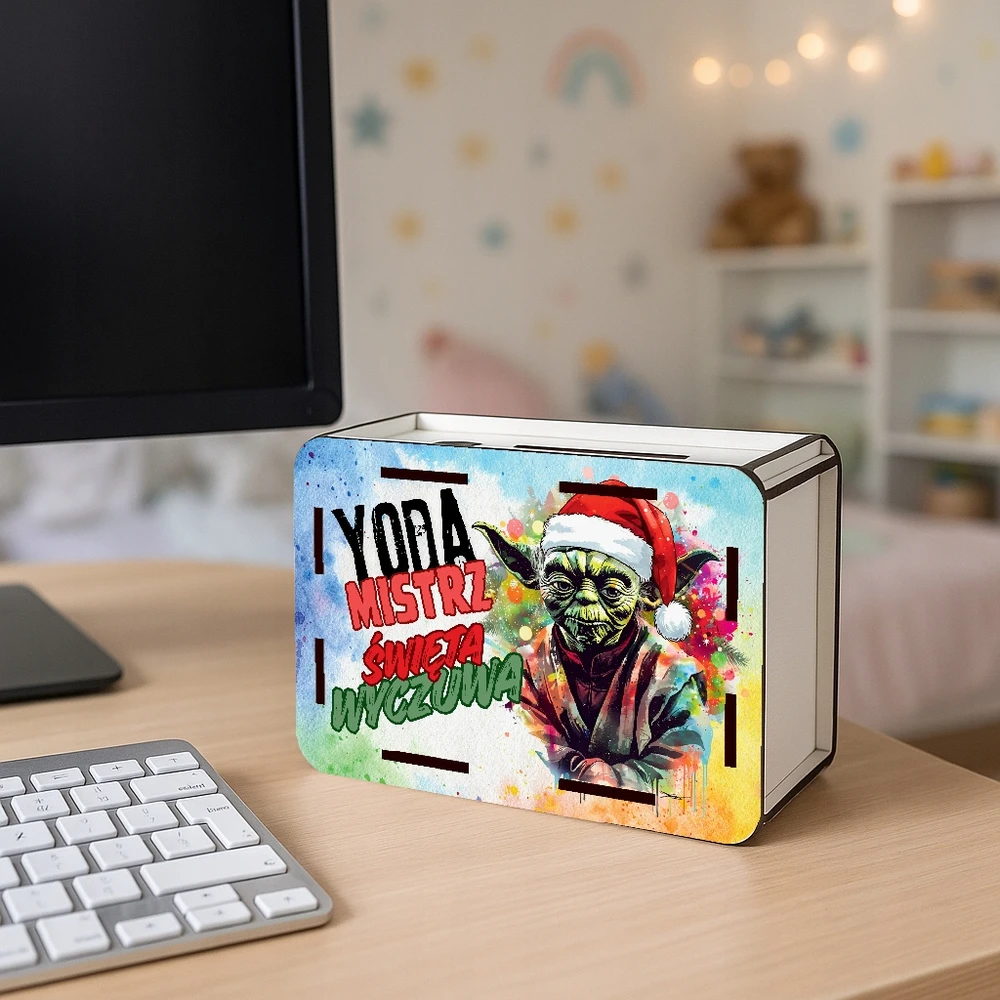Decortrend PREZENT NA MIKOŁAJKI ŚWIĘTA Skarbonka NA BOŻE NARODZENIE MIKOŁAJA DO SZKOŁY