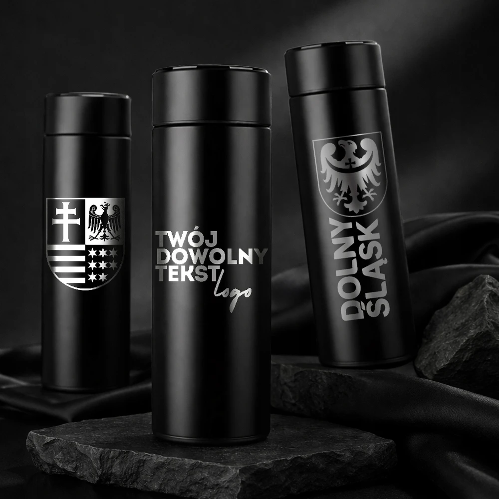 Decortrend THERMAL BUG THERMAL TERMO kavai ir arbatai SAVO GRAVIRUOTAS LOGOTIPO spausdinimas DOVANA