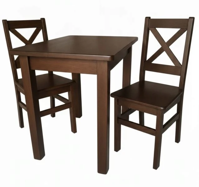 Dedeki Medinės kėdės spalva C. Riešutas Kitchen X Stool Valgomojo kėdės Stalas